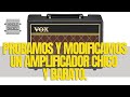 Probamos y modificamos un amplificador chico y barato, y le agregamos una caja Marshall 2x12.