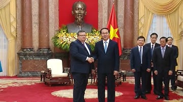 Chủ tịch nước Trần Đại Quang tiếp Viện trưởng Viện Kiểm sát tối cao Bulgaria