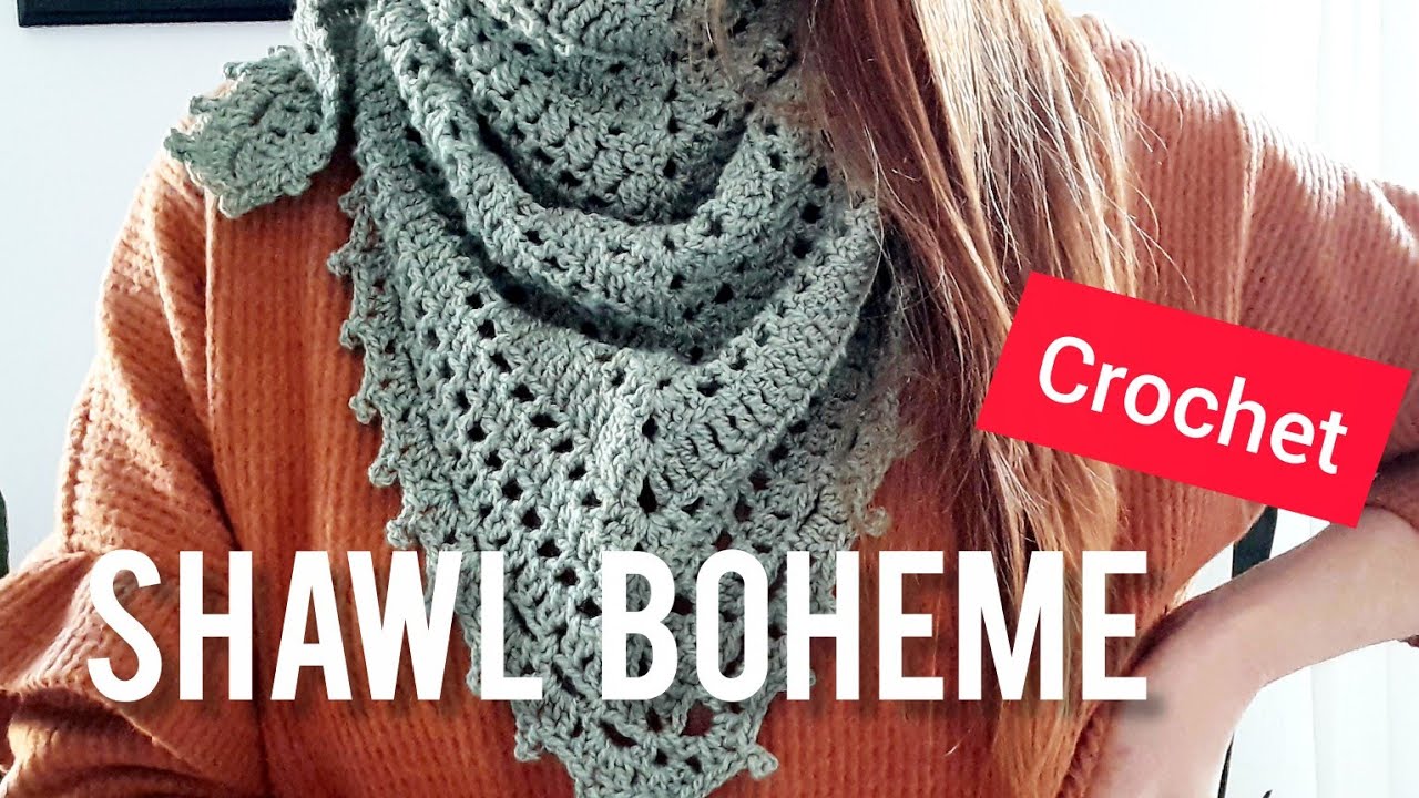 CHAL BOHEMIO A CROCHET | TUTORIAL PASO A PASO