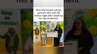 A cancer survivor wins $5M right after finishing her last treatment. #LotteryWinner