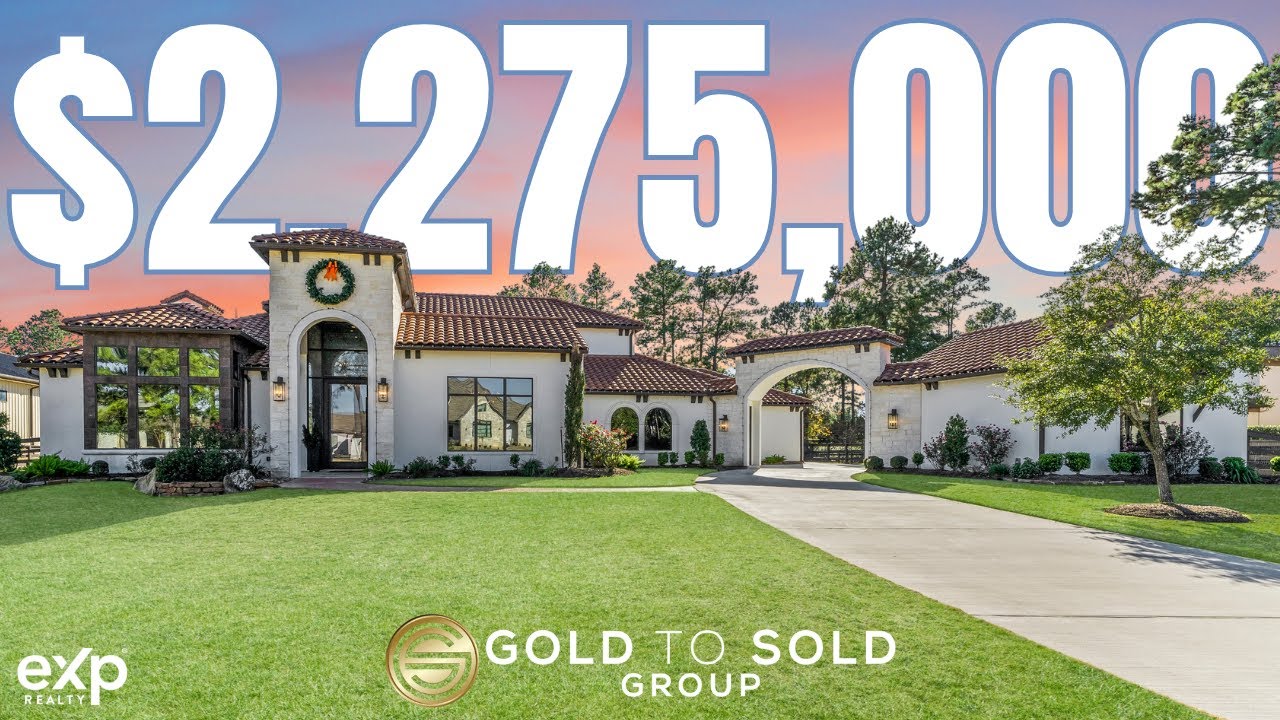 INSIDE a 2,275,000 Willowcreek Ranch Home in Tomball, TX YouTube