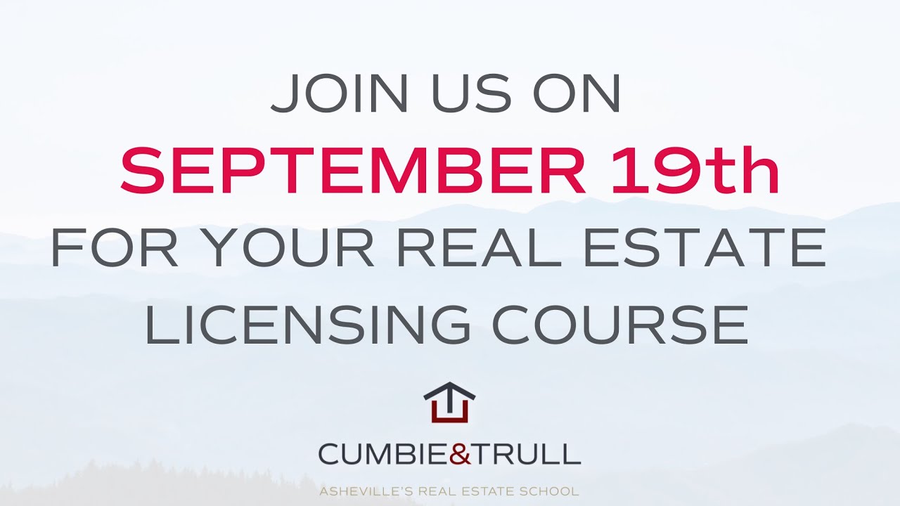 Real Estate Licensing Course Starting September 19th, Take Online or IN