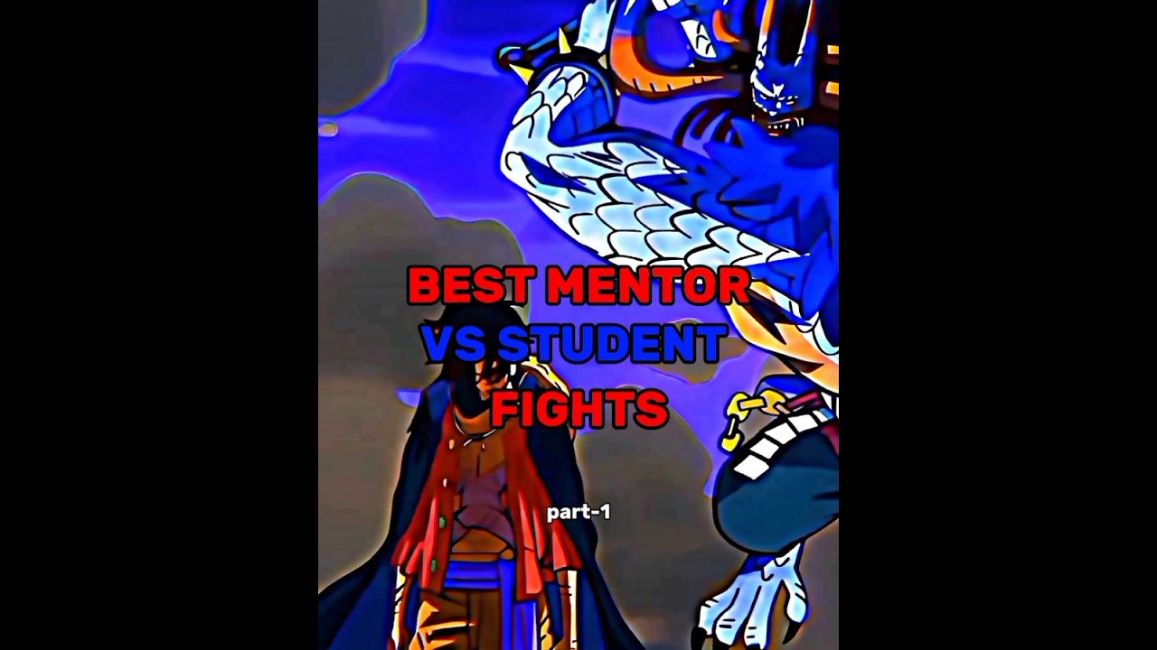 BEST STUDENT VS MENTOR FIGHT IN ANIME 