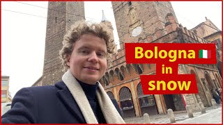 Bologna in snow 🇮🇹 |Nikolay on the Road|