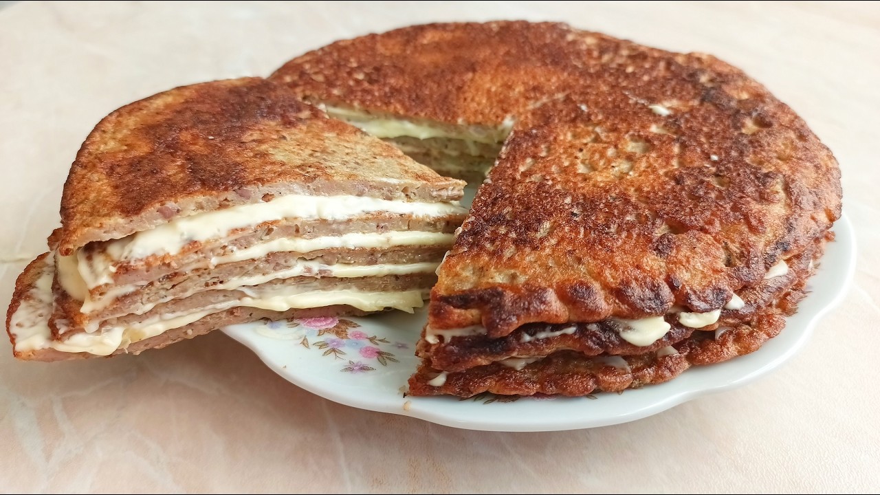 Liver pancakes in a frying pan - simple and delicious