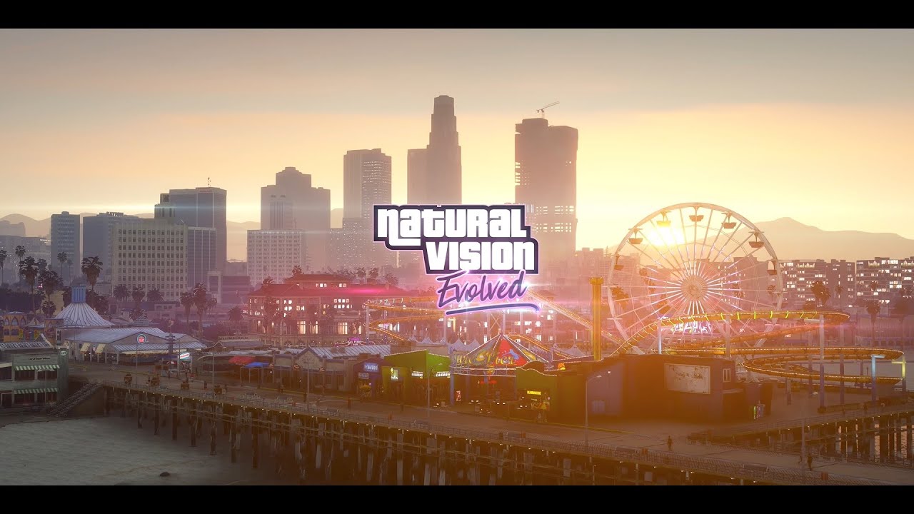 GTA V 4K 60FPS NaturalVision Evolved Graphics - YouTube
