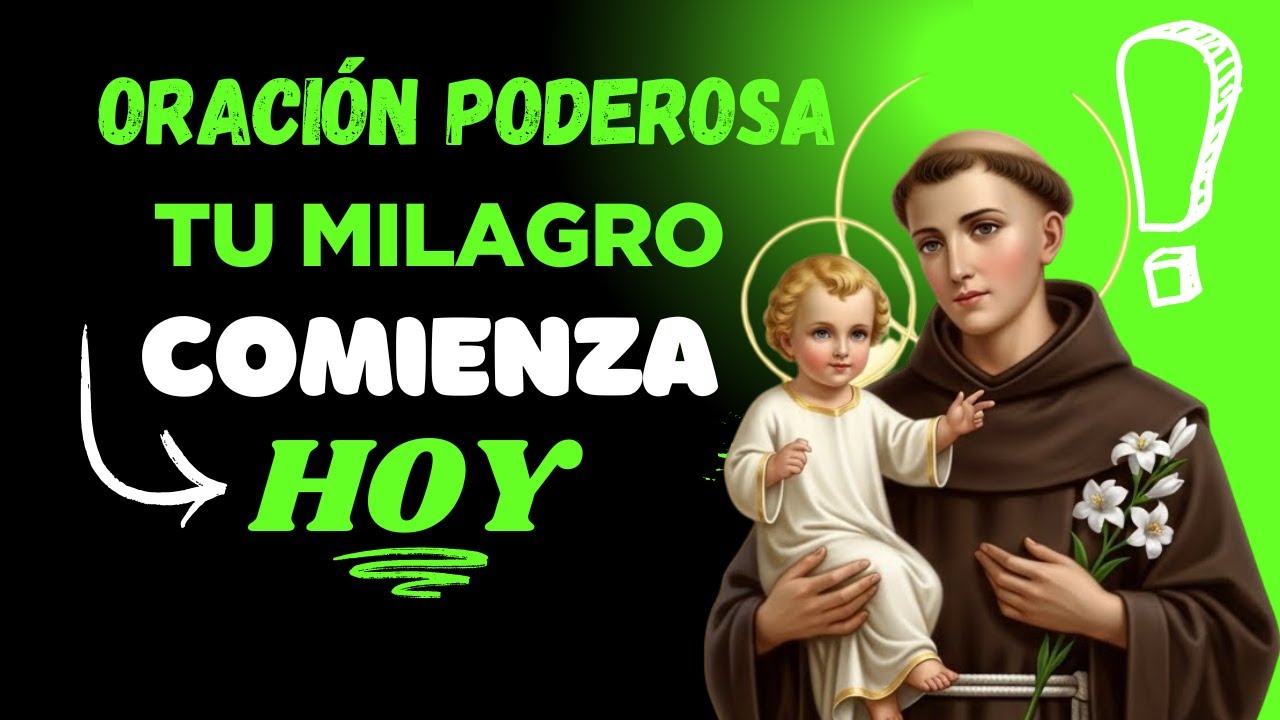 Haz esta oración a San Antonio 🙏 y un milagro llegará a tu vida | ¡Te sorprenderás!