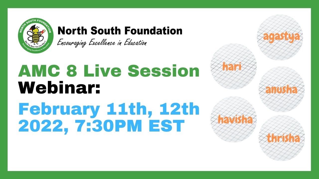 2022 AMC 8 Problem Solving Session - Part 1 - YouTube