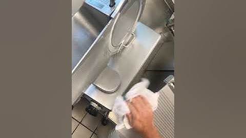 Sharpening a Bizerba Slicer