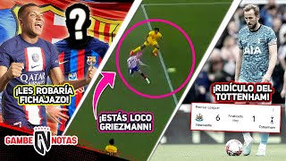 MBAPPÉ le QUITARÍA FICHAJE SOÑADO al BARÇA?|GRIEZMANN vs BARÇA ¡DE LOCOS!|¡HUMILLAN al Tottenham!