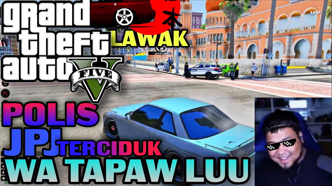 🔴 GTA V | Chiko JPJ Dengan Polis Kena Tapaw LAWAK