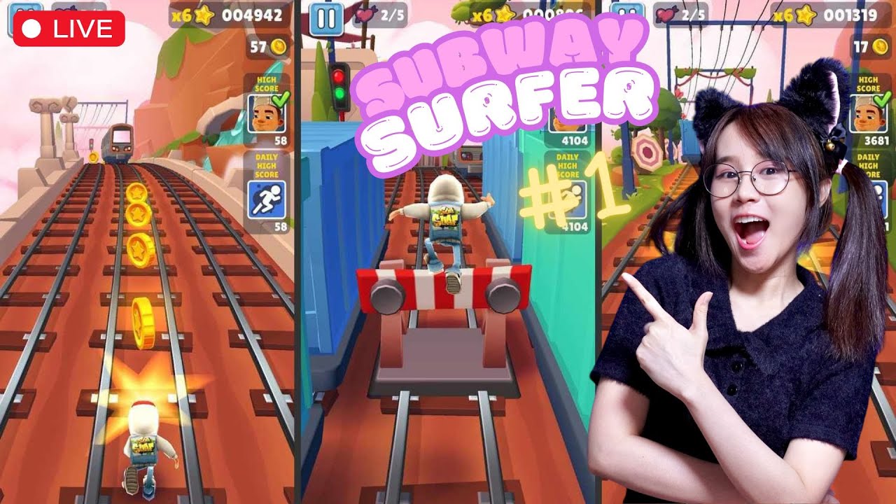 [LIVE]  SUBWAY SURFERS : วิ่งไปถือแก้วมังกรไป