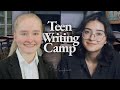 Were running a virtual summer camp for teen writers