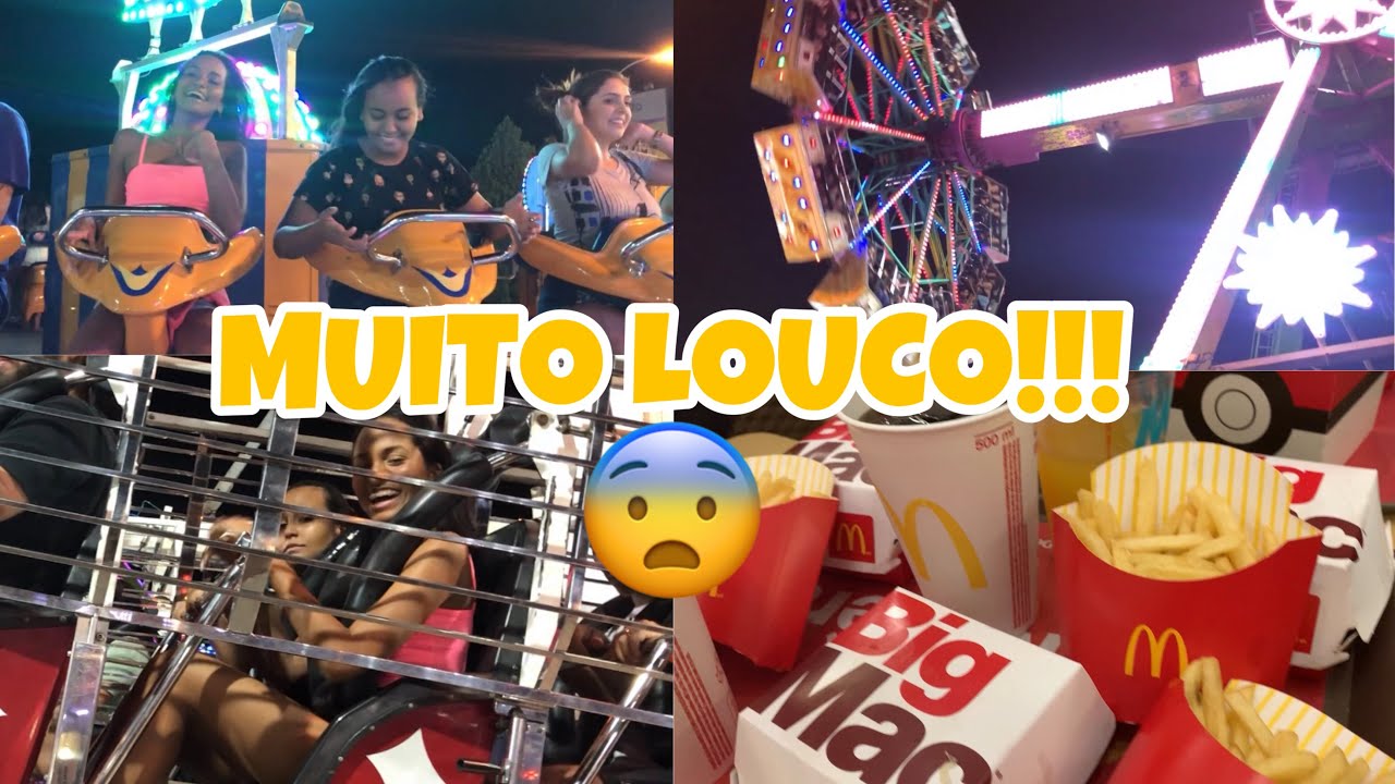 VLOG: PARQUE DE DIVERSÕES!! **passei mal 🤮**