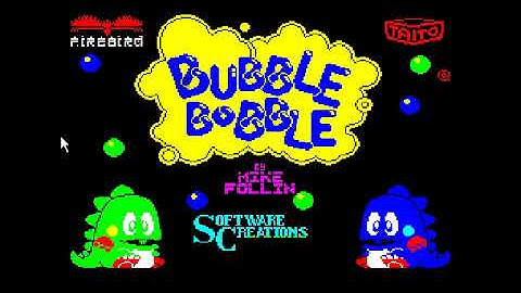 (Gameplay - 2176) Bubble Bobble (ZX Spectrum - 18)