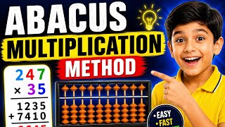 Abacus level 2 MULTIPLICATION!! 2x1 easy explanation 😊✨#abacus #multiplication # #viral #maths 