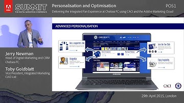 Delivering the Integrated Fan Experience at Chelsea FC using CACI and the Adobe Marketing Cloud