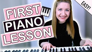 How To Play Piano - EASY First Piano Lesson! chords