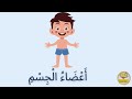       1 أعضاء الجسم لتعليم الأطفال ج1