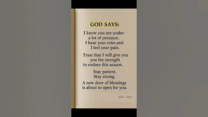 GOD SAYS Stay Patient — A New Door of Blessings Is Opening ❤️ | #god #life #quotes #motivation #love