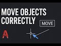 How to Move Objects the PRO Way in AutoCAD (Stop Dragging Wrong!)