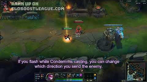 Vayne Flash Condemn Mechanics