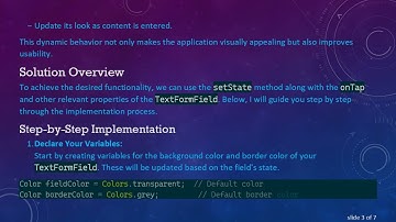 How to Change the Background Color of a Text Field in Flutter Based on Focus and Content State