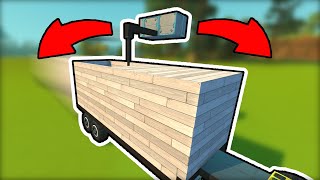 Building Trailers to TROLL our Friends in a Transport Truck Challenge!