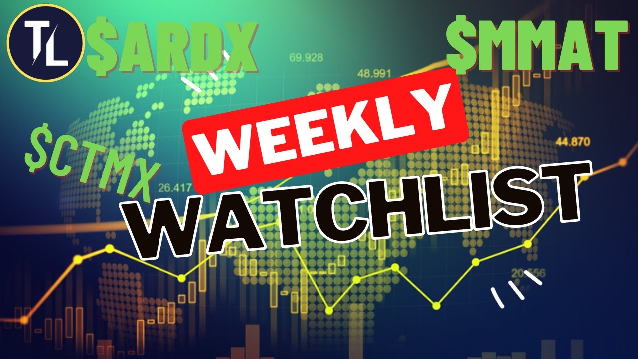 TOP STOCKS TO WATCH THIS WEEK!!! MMAT ARDX CTMX YouTube