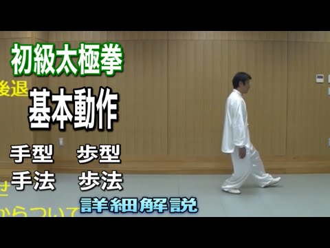 初級太極拳 基本動作 詳細解説 日本語字幕付き 竹内太極拳 竹内健二 Youtube