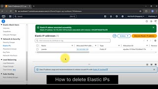 How to Delete Instances | Elastic IPs | Everything in AWS EC2 | Khmer