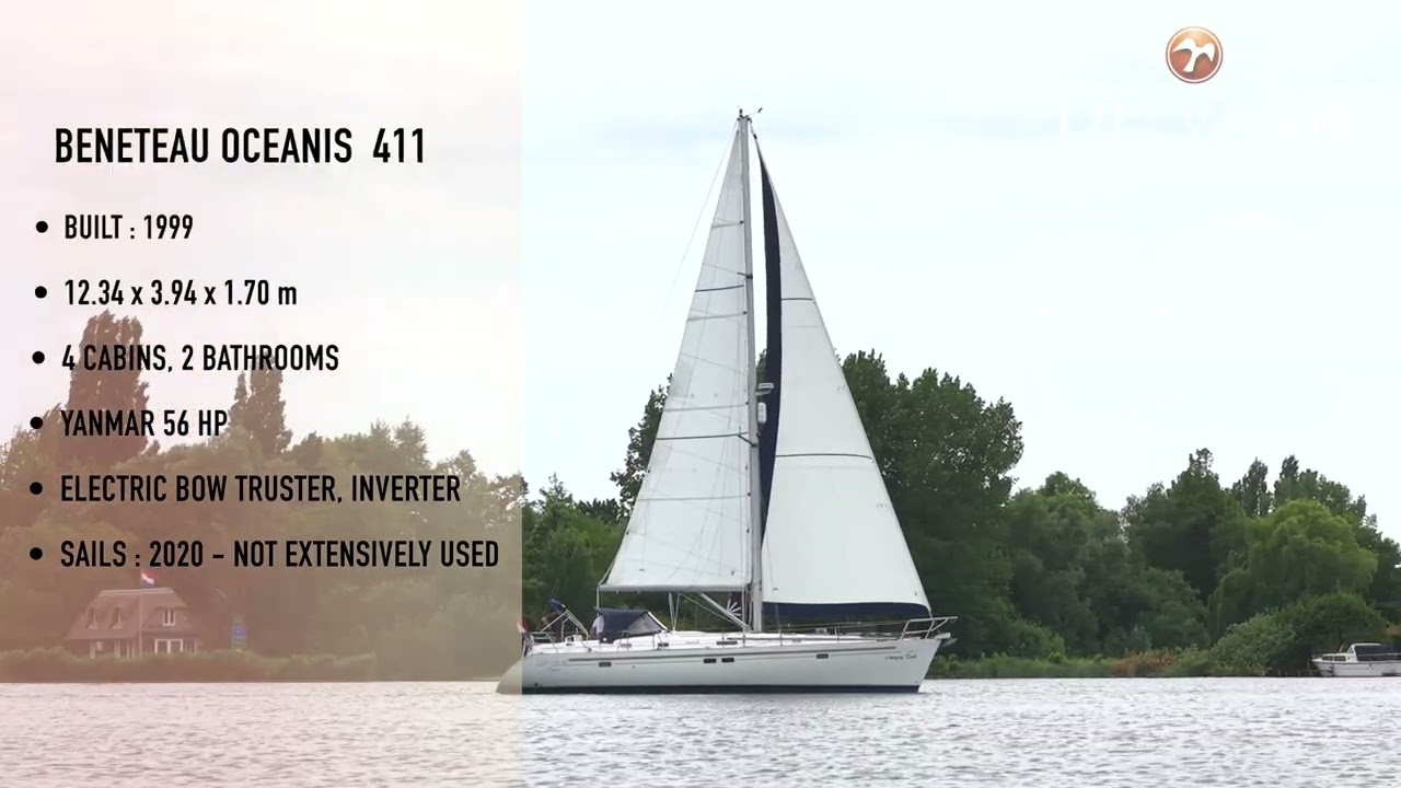 ⁣Beneteau Oceanis 411 – Proven cruiser with spacious liveaboard comfort