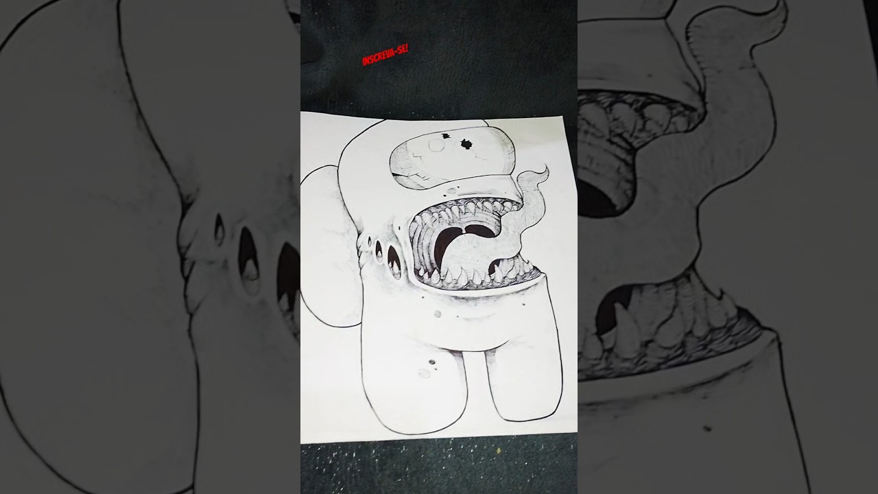 Desenhei um among us!ficou bom ? 
