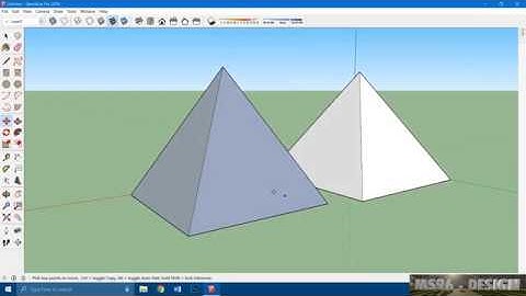2 Ways to Make Pyramids in SketchUp