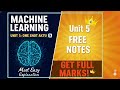 Machine Learning Techniques Unit 5 One shot Aktu |Btech|3rd year #MachineLearning #AKTU #oneshot