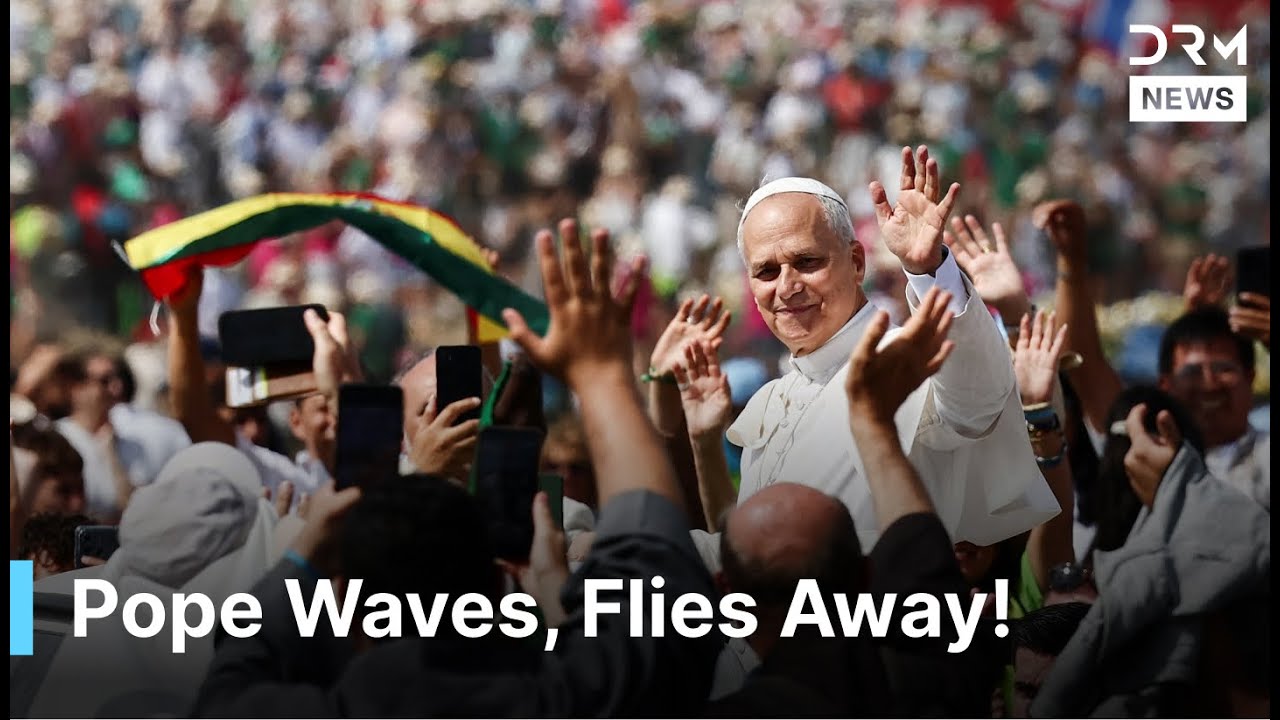 WATCH: Pope Leo XIV Departs Jubilee of Youth Mass by Helicopter