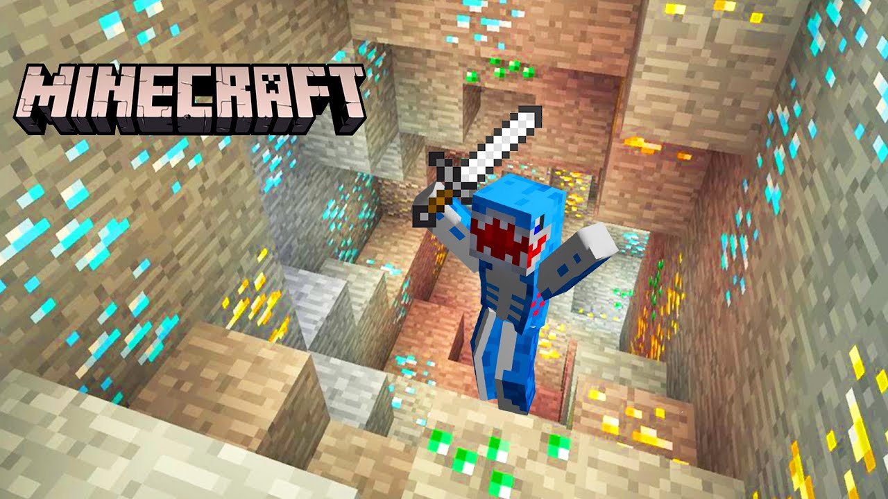 Mining in Caves for Treasure | Minecraft Part 2 - YouTube
