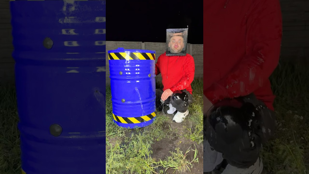 ✅ The guy demonstrates SURVIVAL skills: I fixed a hole in a large barrel outdoors 🪣💦