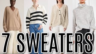 7 Sweaters You NEED for Fall *Affordable Cashmere* | LuxMommy