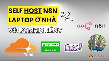 SELF HOST N8N TẠI NHÀ DỄ DÀNG VỚI CLOUDFLARED TUNNEL - CÀI N8N LOCAL VỚI DOMAIN RIÊNG