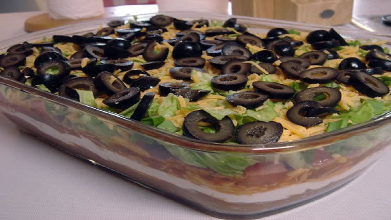 Seven Layer Dip video recipe- Mexican Cuisine Recipe by Bhavna | Bhavna