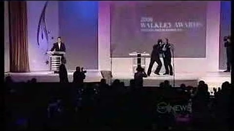 Glenn Milne attacks Stephen Mayne at the Walkleys