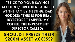 Brother Called Me 'Too Poor' For The Family Investment Group   I Own Their Portfolio