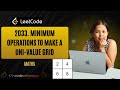 Minimum Operations to Make a Uni-Value Grid | Leetcode 2033 | Matrix | Math | Grid