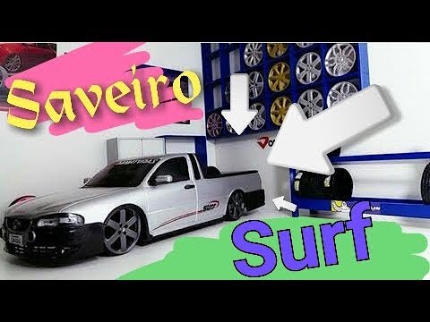 Miniatura Saveiro Surf Rebaixada E Com Som