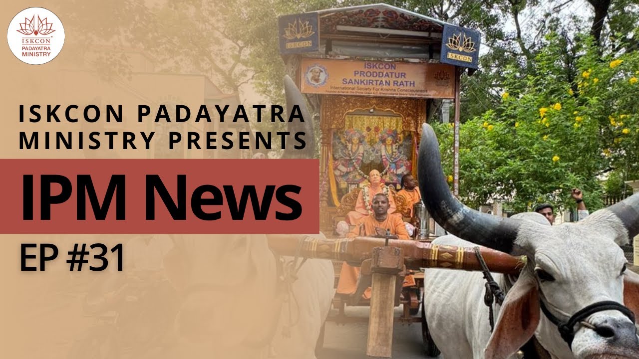 ISKCON PADAYATRA NEWS UPDATE | 11 August | EP# 31 - YouTube