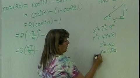 Double Angle and Half Angle Formulas (part 2)