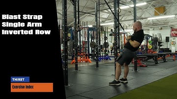 Blast Strap Single Arm Inverted Row - THIRSTgym.com