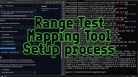 Meshtastic Range Test Mapping tool setup process