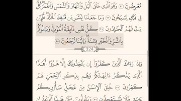 سورة الأنبياء مكتوبة / ماهر المعيقلي